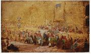 William Salter Sketch of the 1836 Waterloo Banqet by William Salter Germany oil painting artist